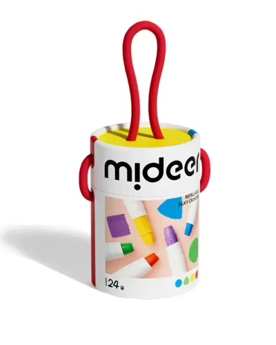 Wiaderko-kredek-silky-crayons-mideer-24-kolory.webp