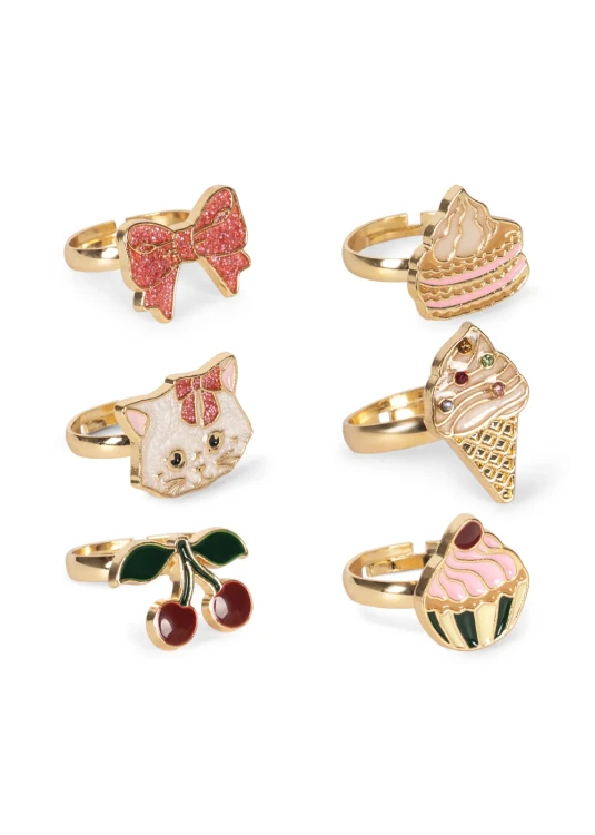 Zestaw-pierścionków-Kitty-Sweets-Ring-Set-Konges-Slojd.webp